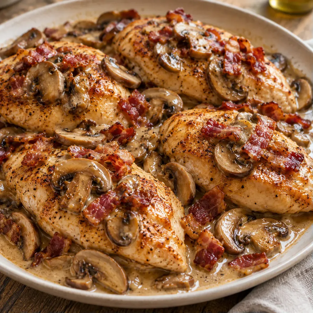 Poulet Bacon Champignons