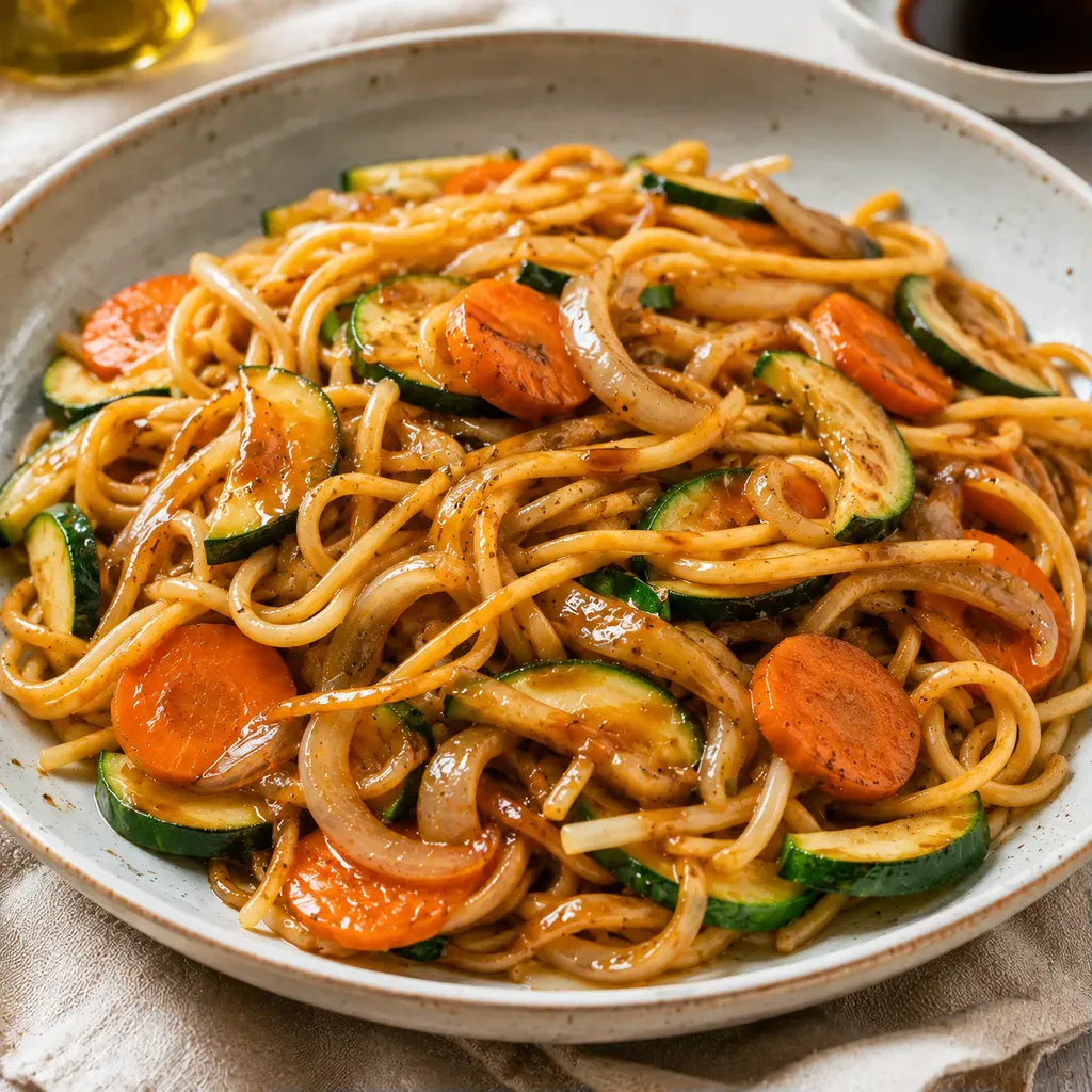 Nouilles légumes sautés