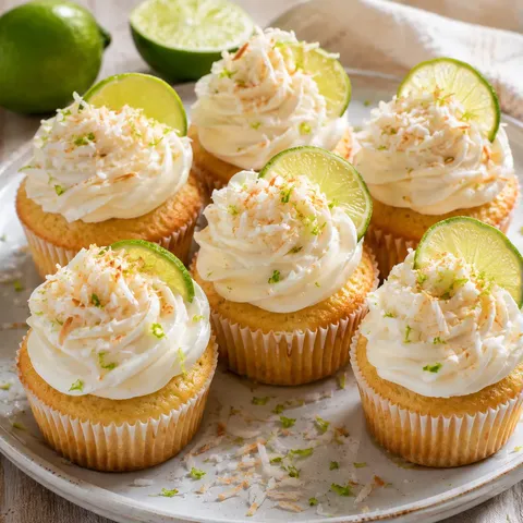 Cupcakes lime coco