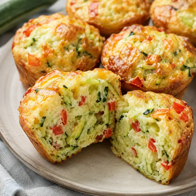 Muffins courgette et fromage