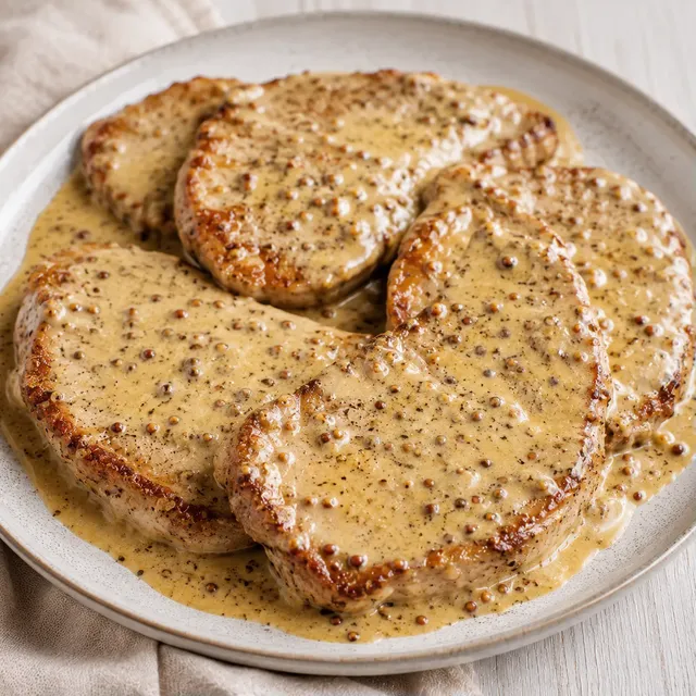Porc sauce crémeuse