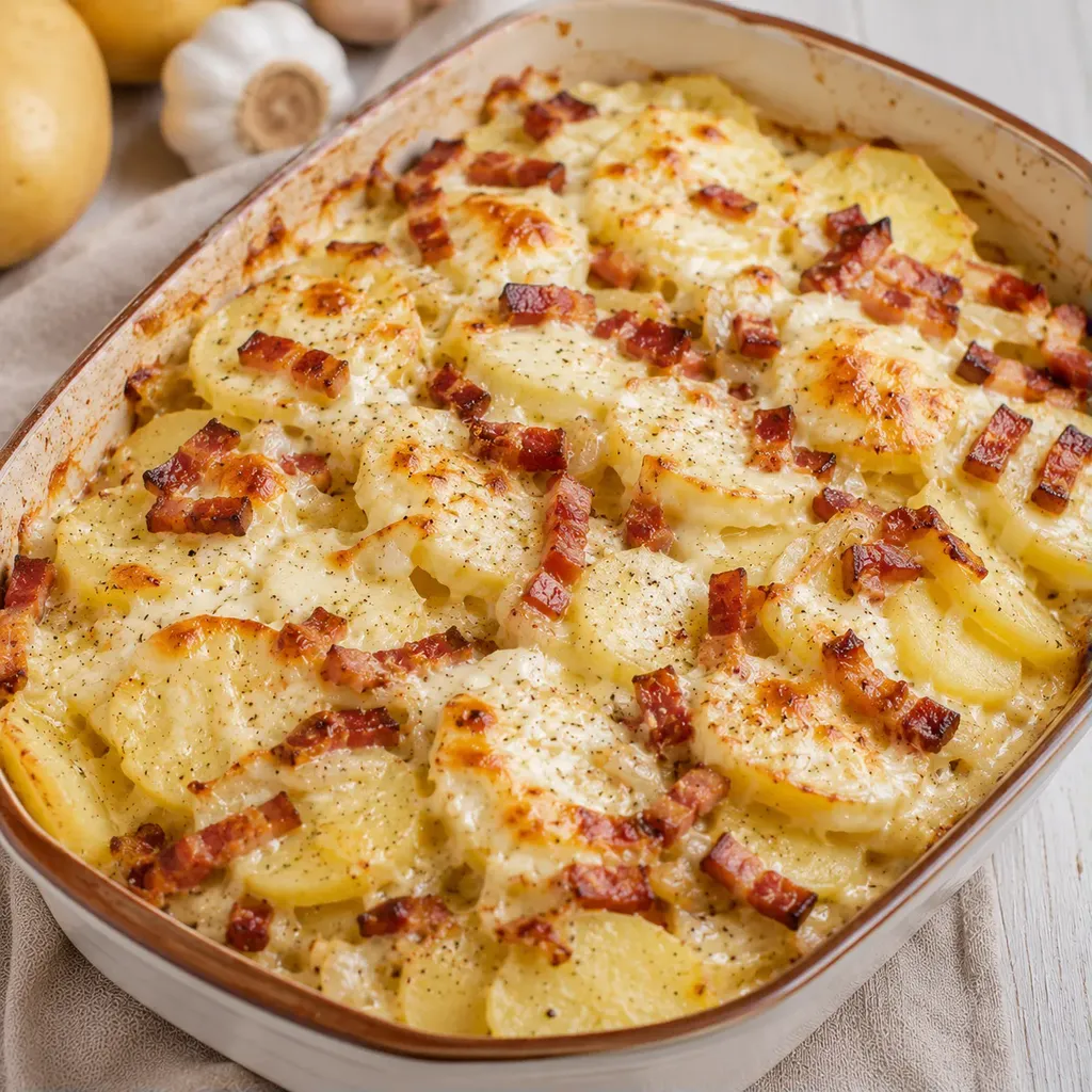 Mozza Lardons Pommes