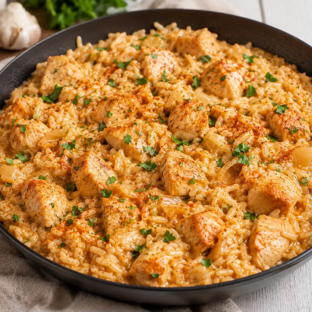Riz Poulet Moelleux