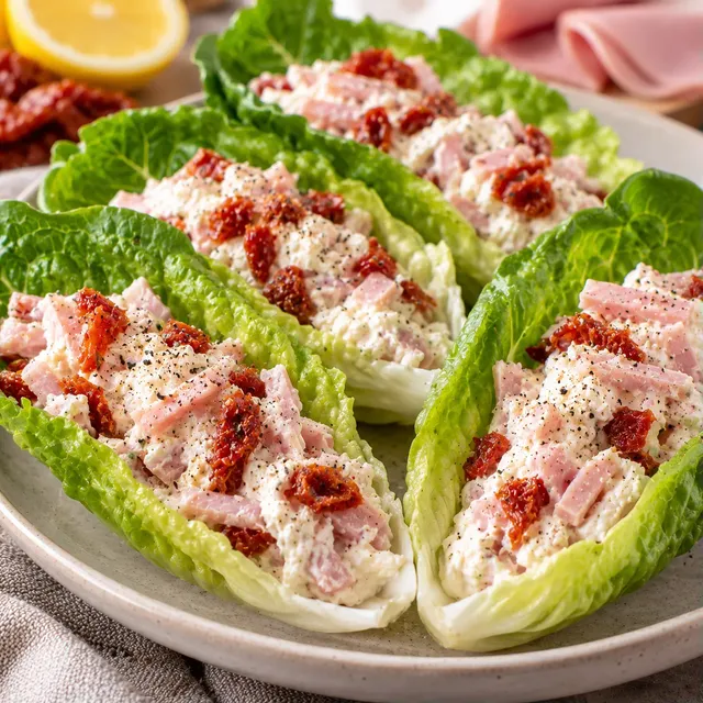 Laitue jambon ricotta