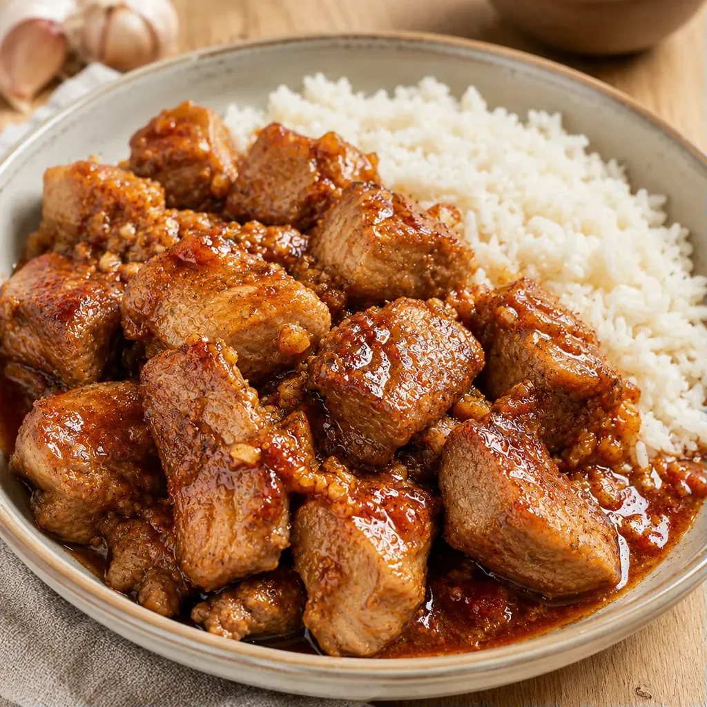 Porc tendre riz parfumé