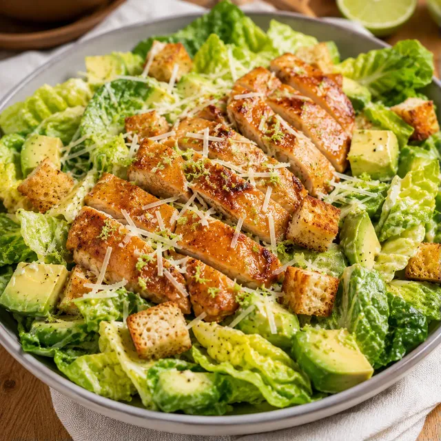 Poulet miel avocat romaine