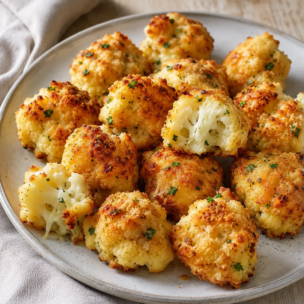 Bouchées chou-fleur au fromage