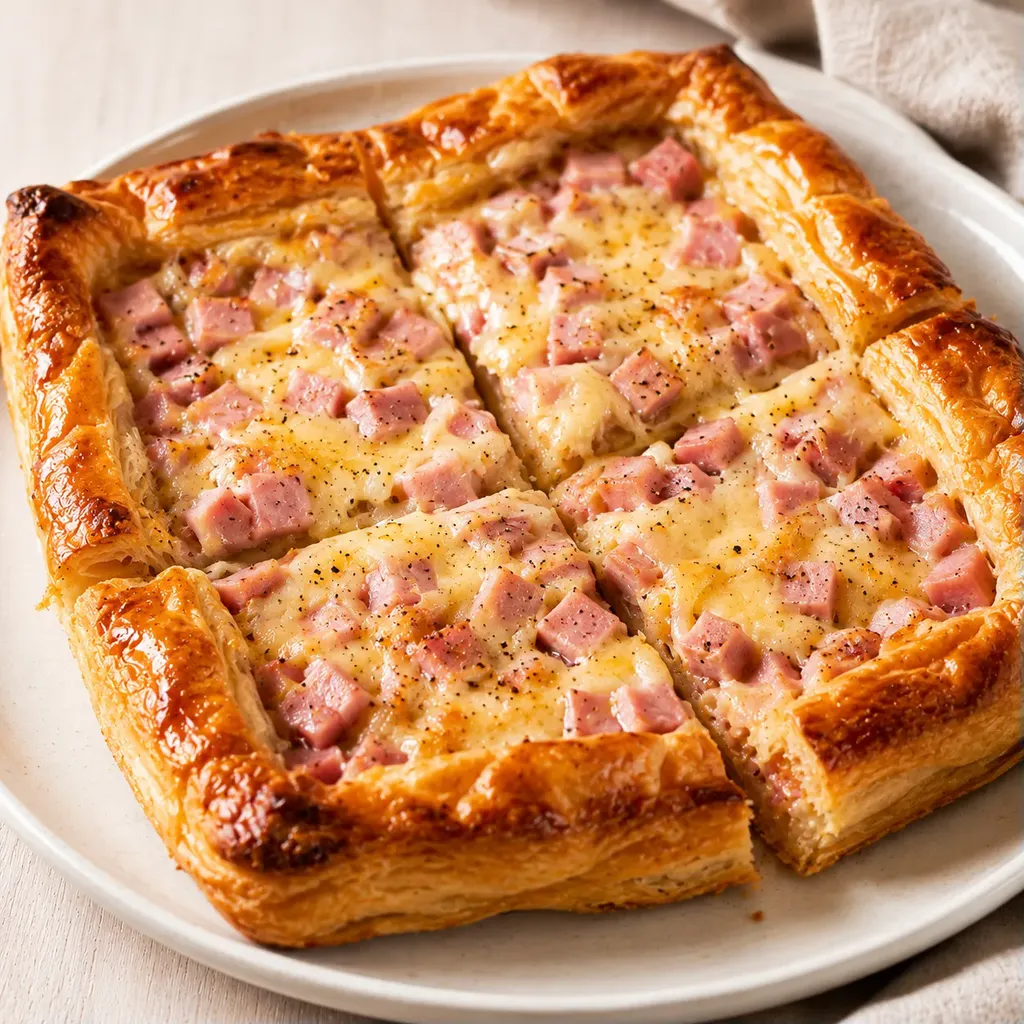 Gruyère jambon croustillant