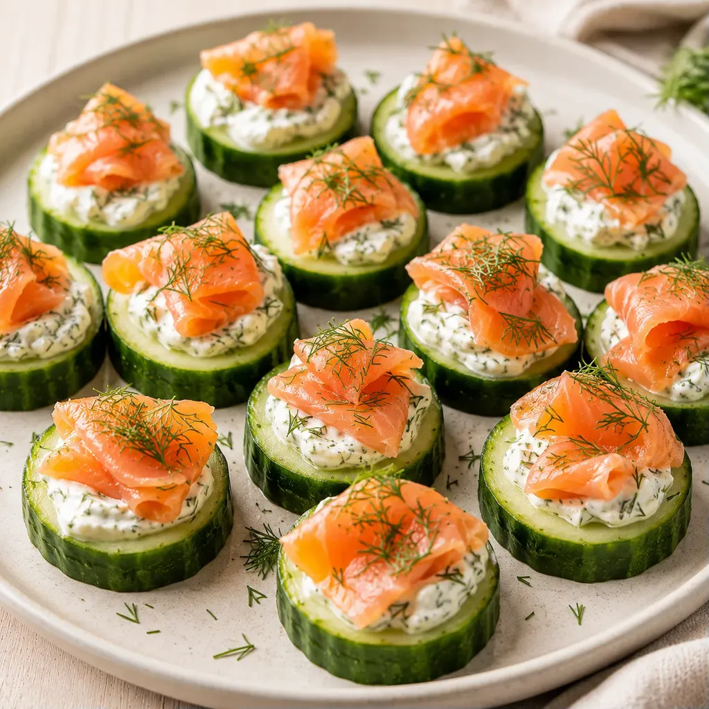 Concombre Boursin saumon