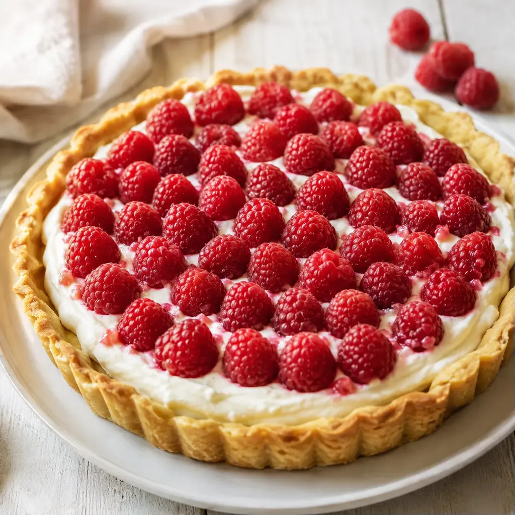 Mascarpone et framboises