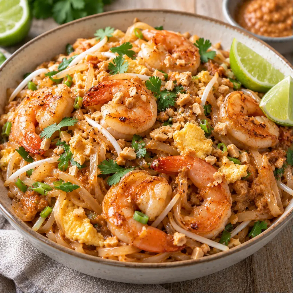 Thaï crevettes savoureuses