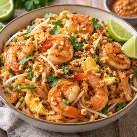 Thaï crevettes savoureuses