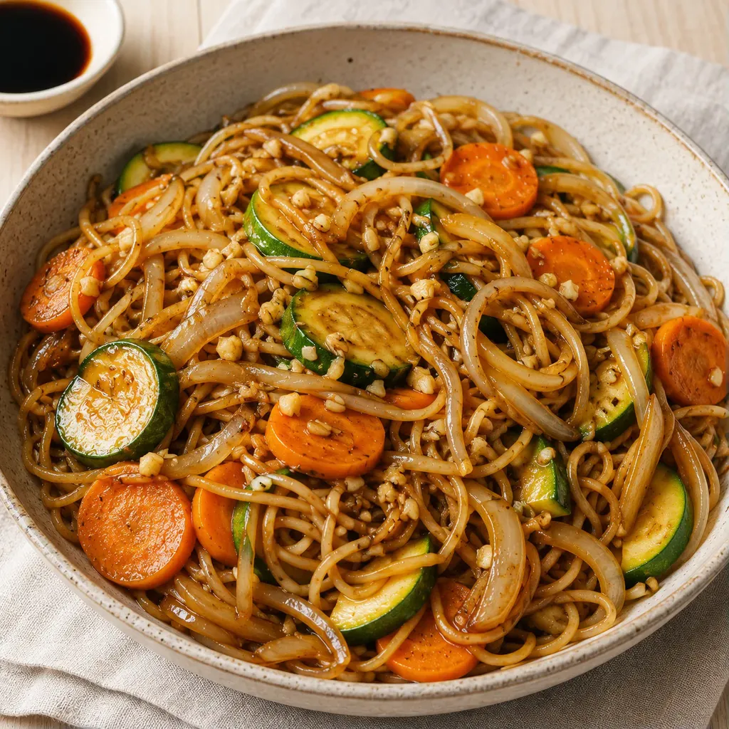 Légumes Nouilles Sautés