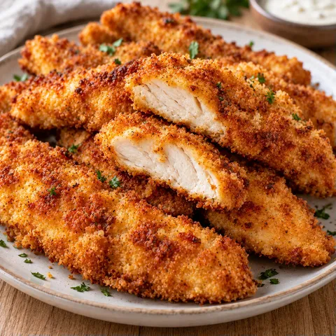 Poulet tendre croustillant