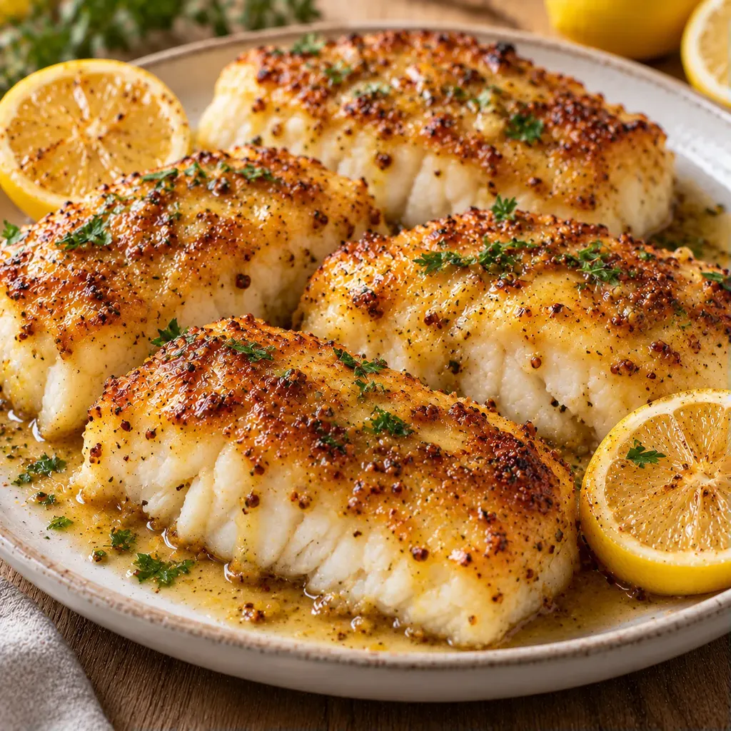 Moutarde et miel poisson