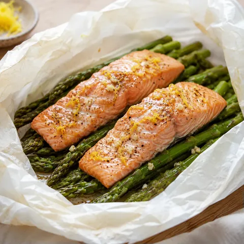 Four saumon asperges