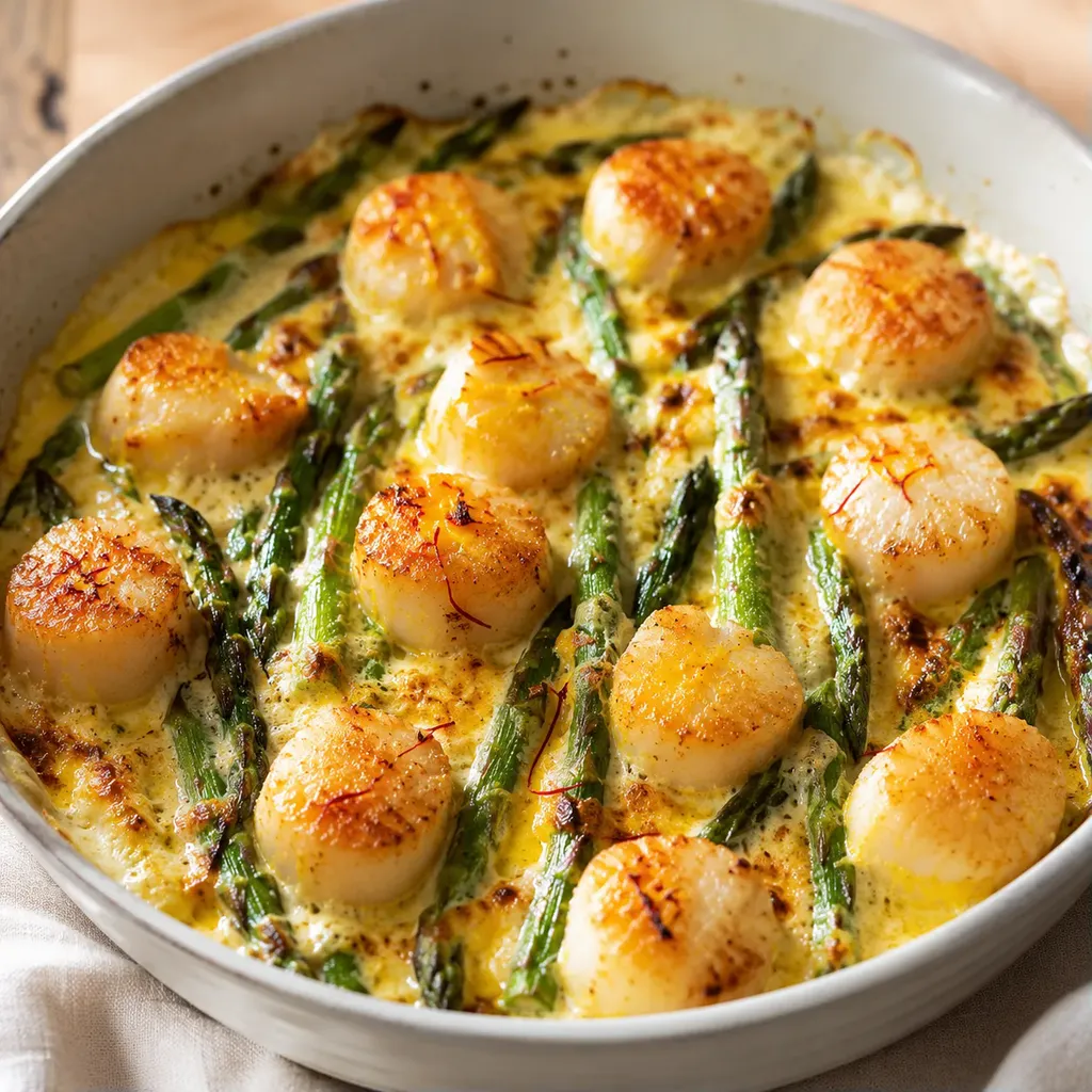 Saint-Jacques asperges