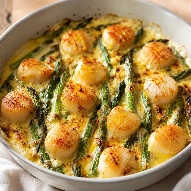 Saint-Jacques asperges