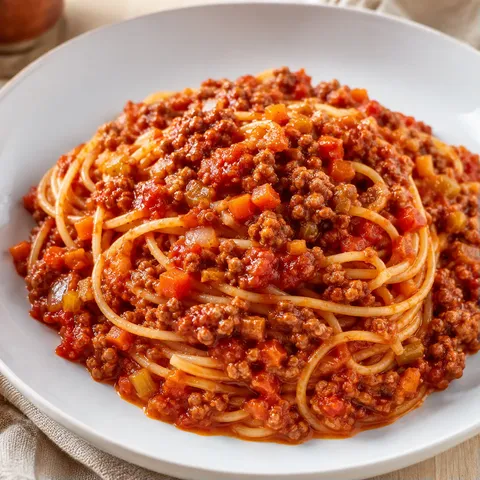 spaghetti bolognaise maison
