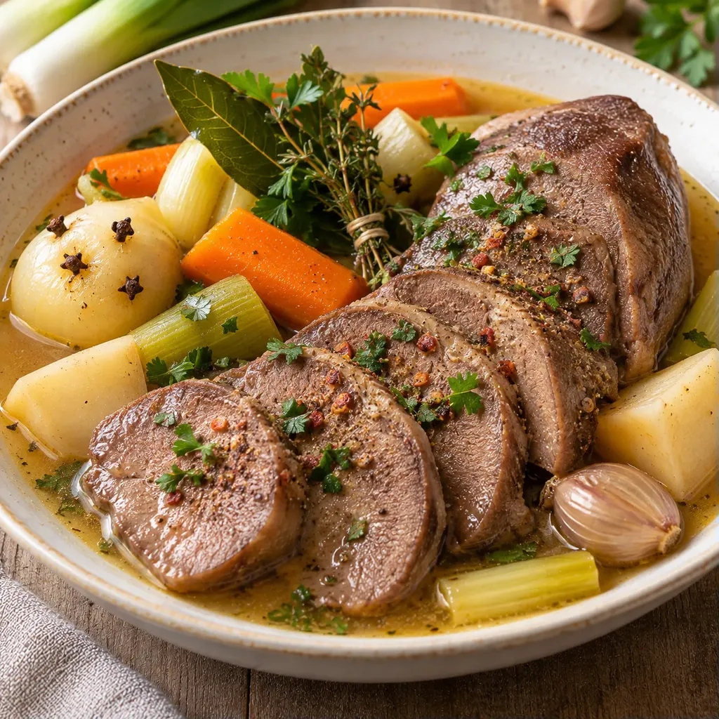 Boeuf langue piquante