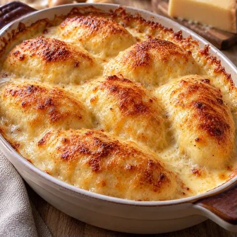 quenelles gratinées volaille comté
