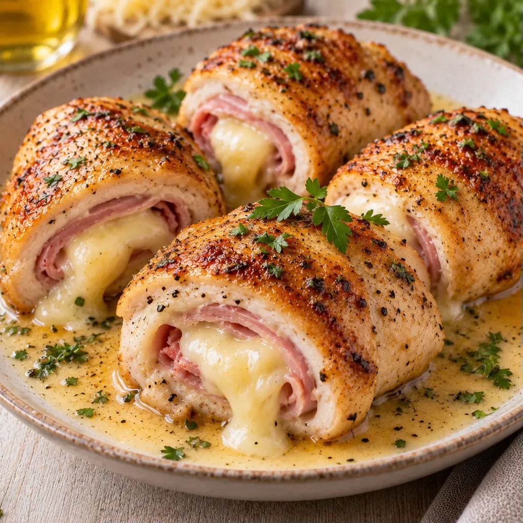 poulet jambon fromage