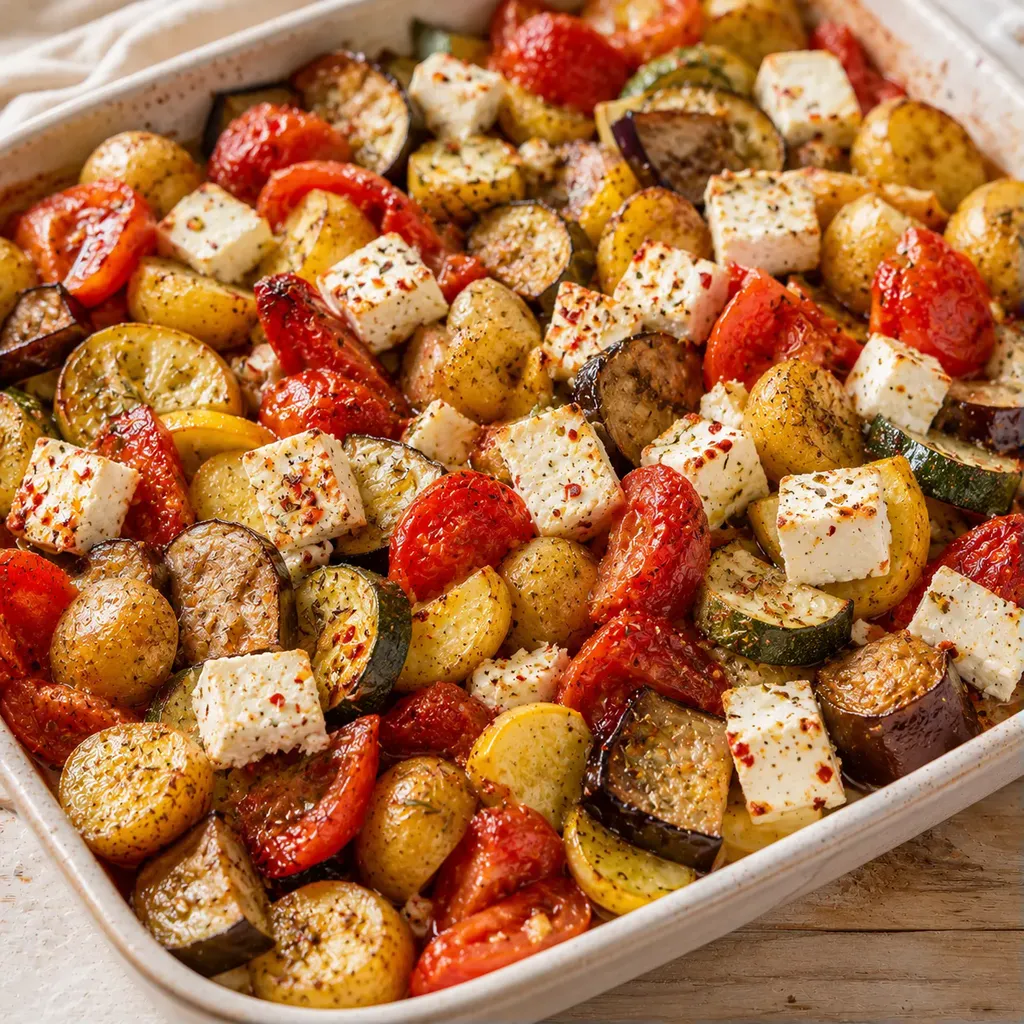 Rôtis Feta Légumes