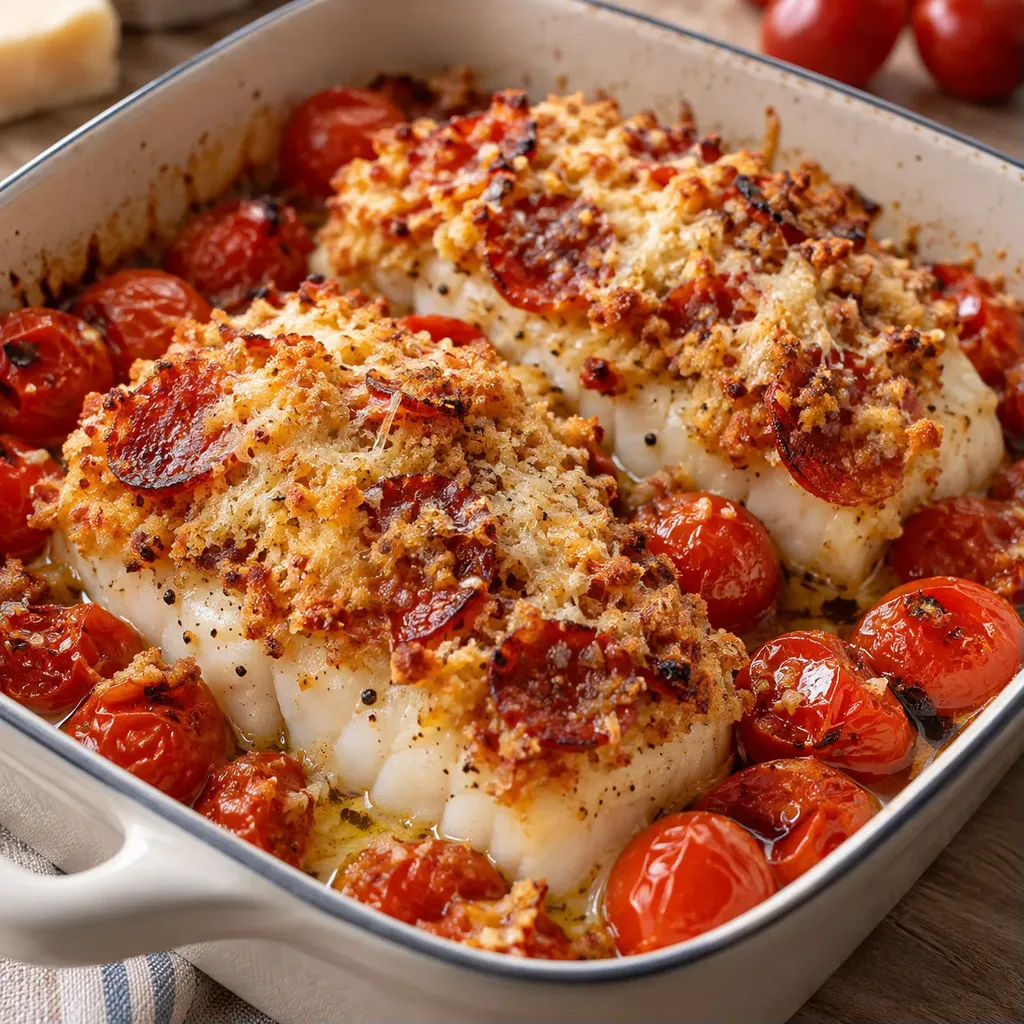 Crumble cabillaud chorizo