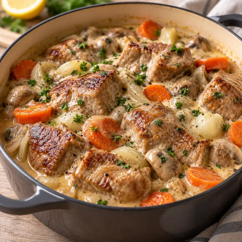veau crémeux