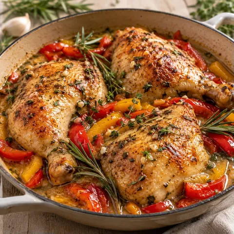 Poulet herbes facile