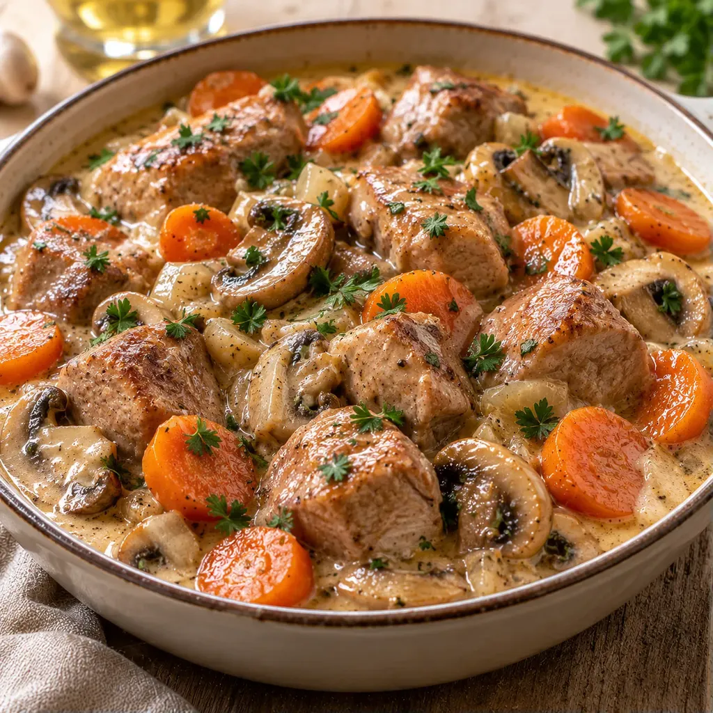 Veau tendre aux légumes