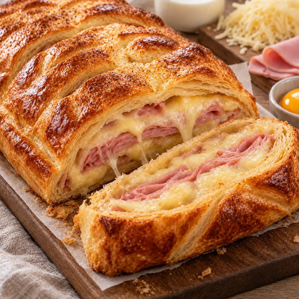fromage jambon doré