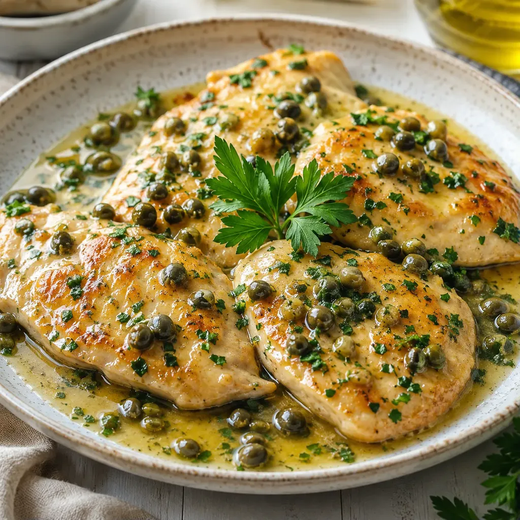 Poulet citron câpres