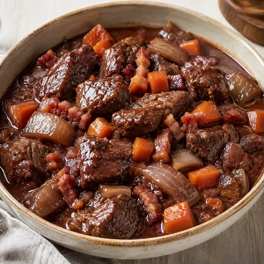 Boeuf bourguignon maison