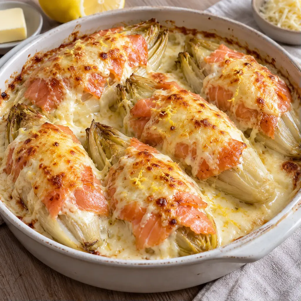 endives saumon crème fromage