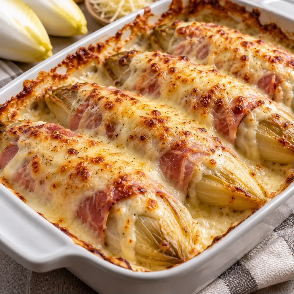 Endives béchamel fromage