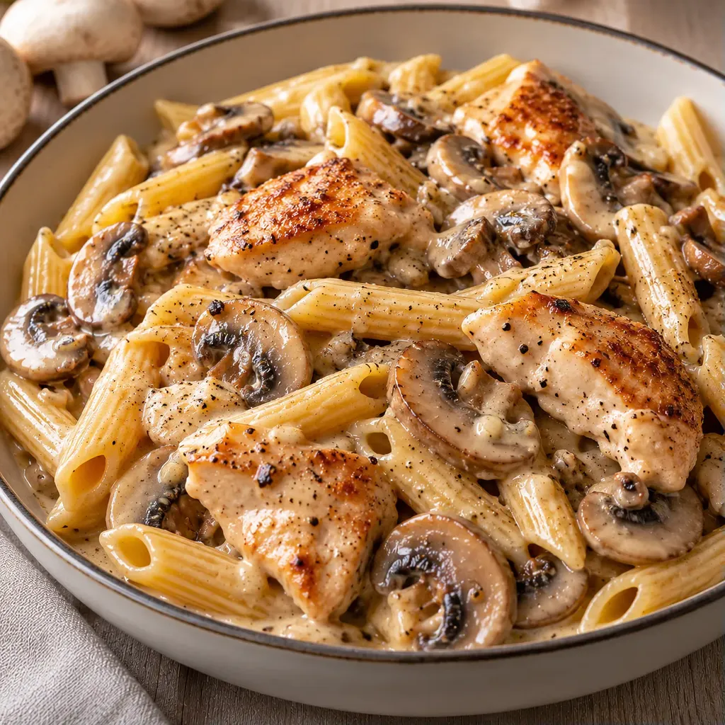 Poulet Crème Champignons