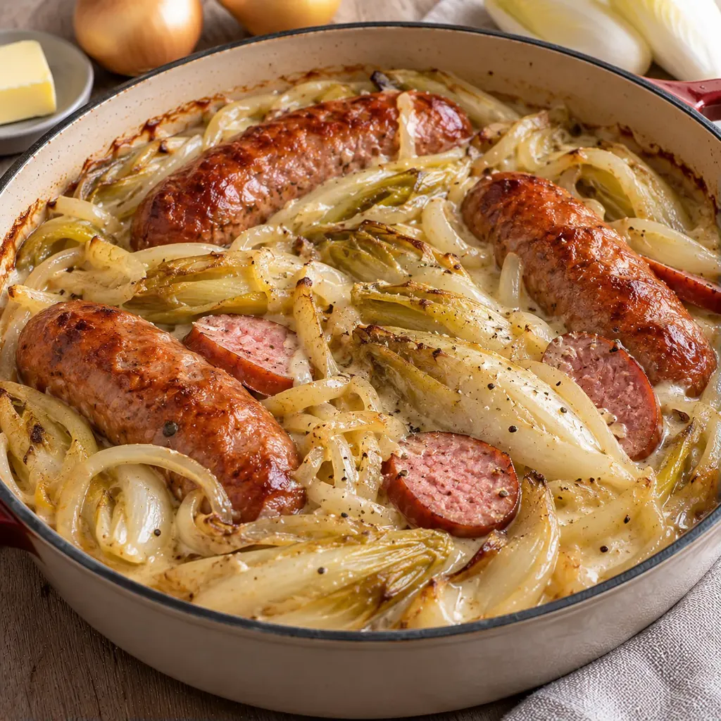 Endives Crème Saucisses