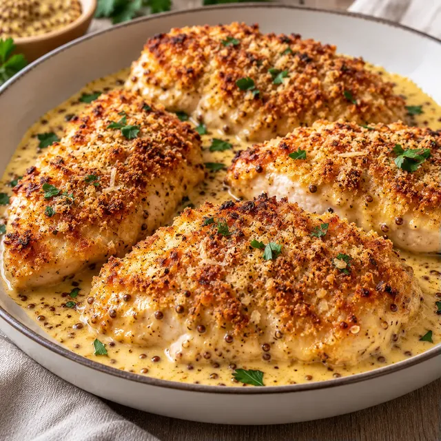 Poulet croustillant parmesan
