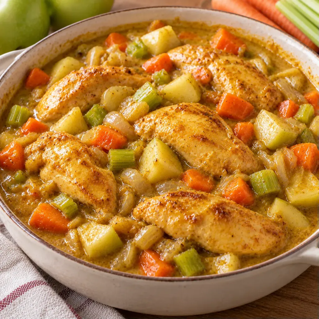 Poulet cari festif