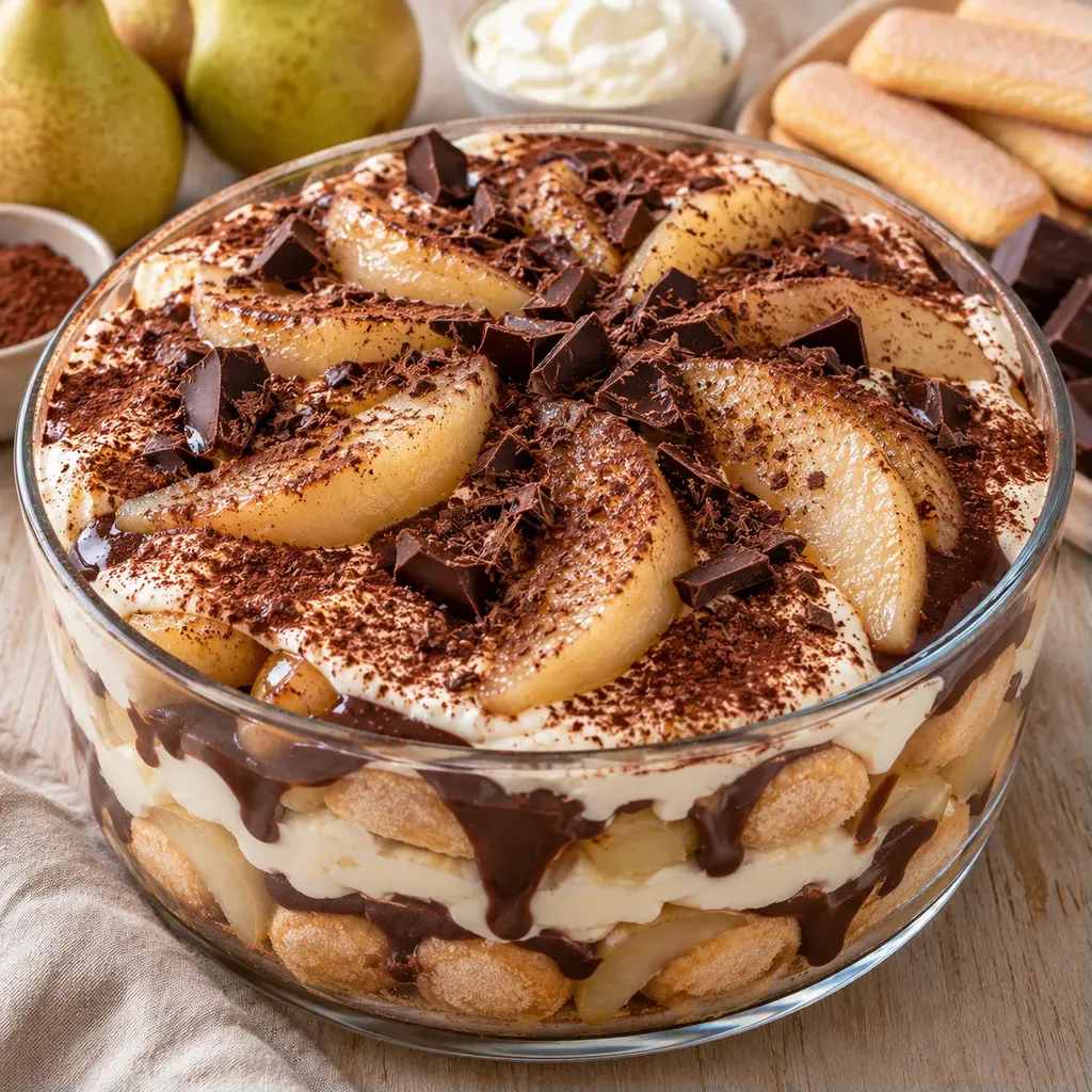 Poires chocolat délice
