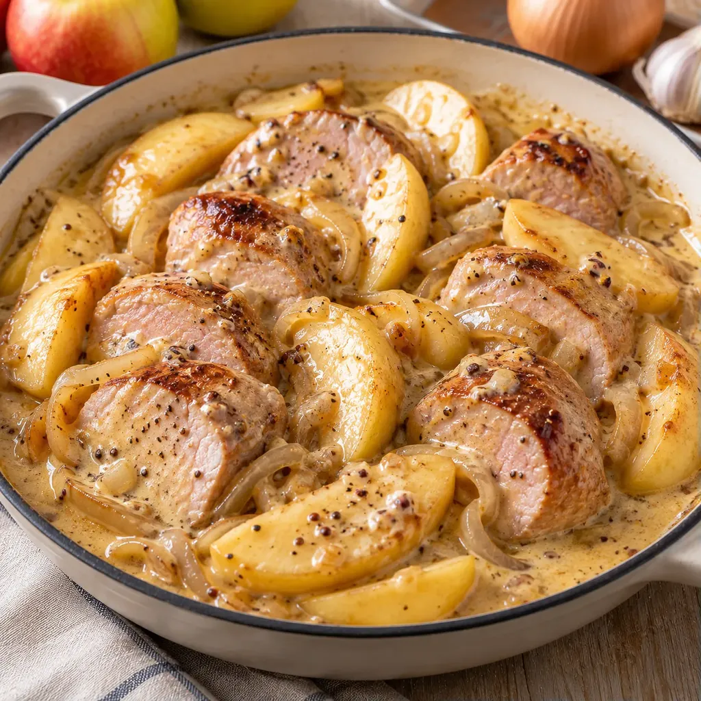 Mignon porc pommes