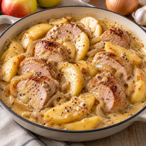 Mignon porc pommes