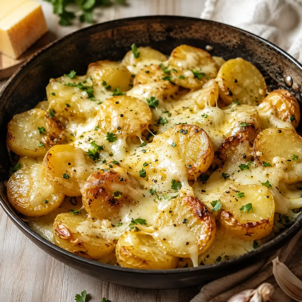 Cantal et pommes fondants