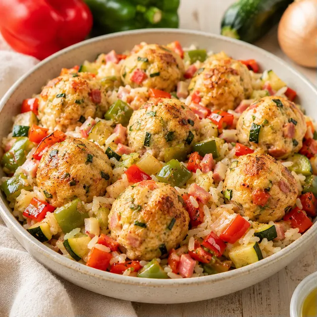 Boulettes Légumes Poulet