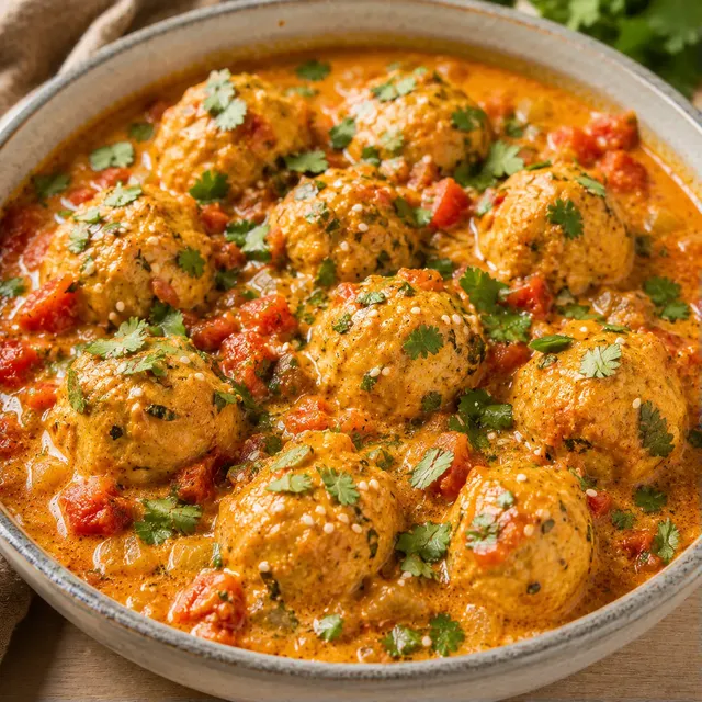 Boulettes Poulet Curry