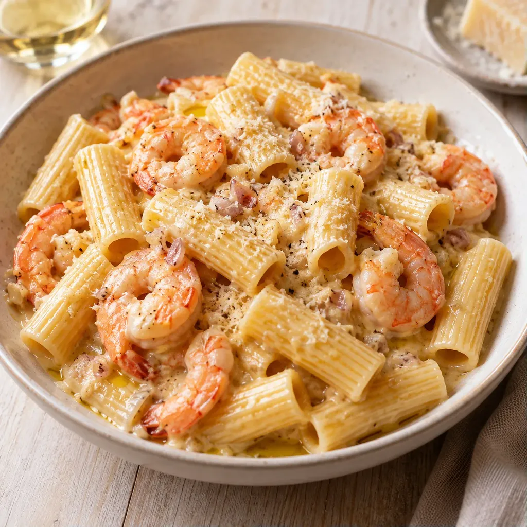 Homard crémeux rigatoni