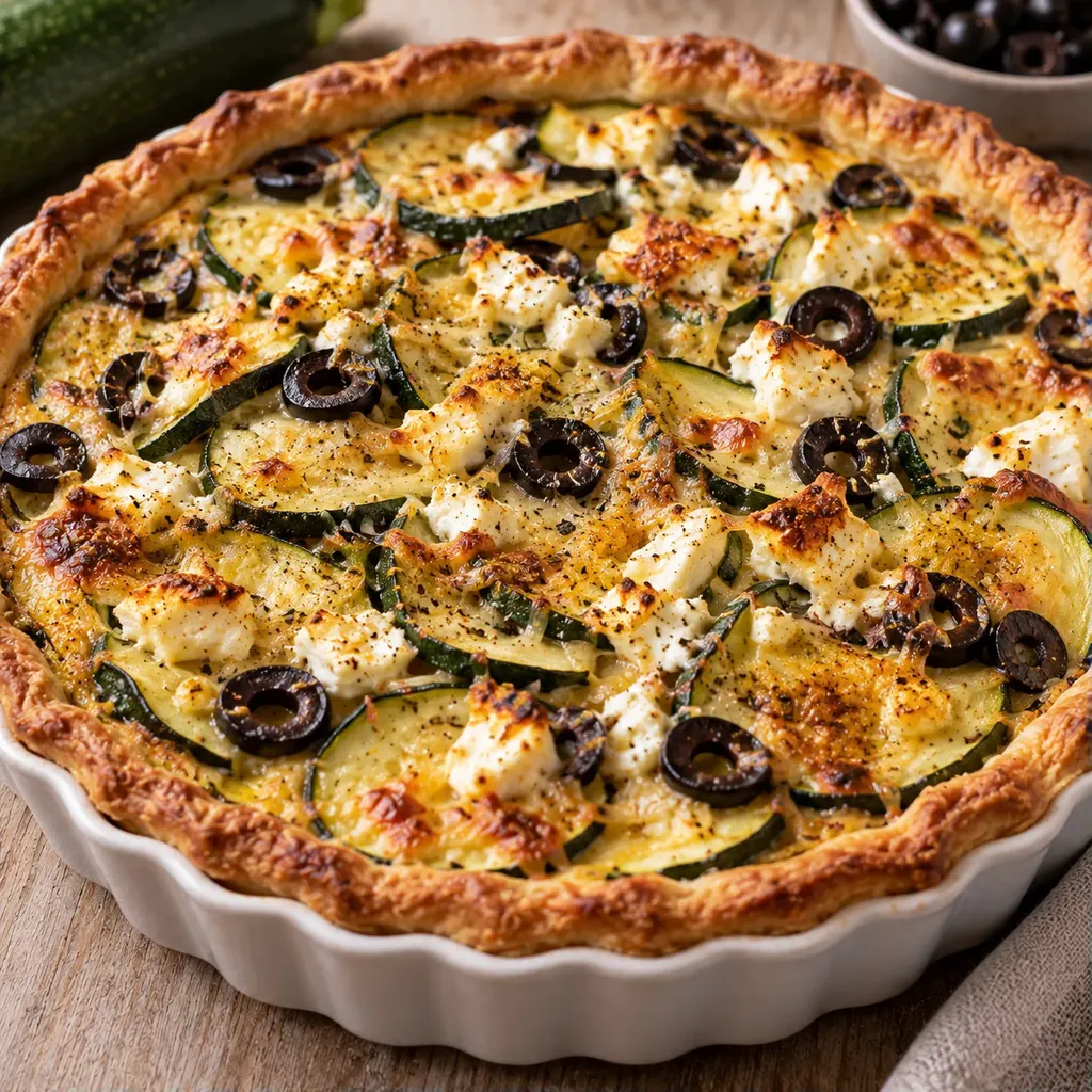 courgettes curry tarte facile