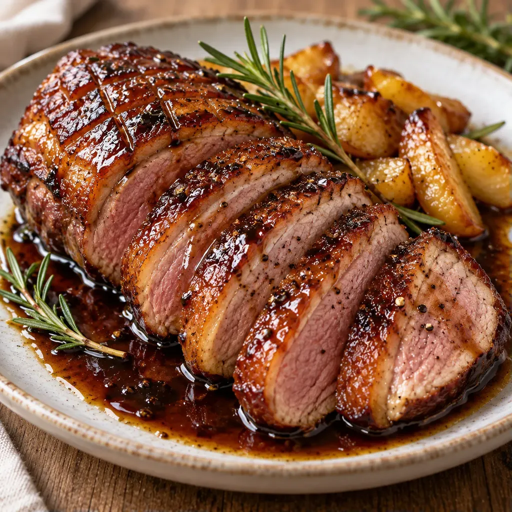 Canard miel balsamique