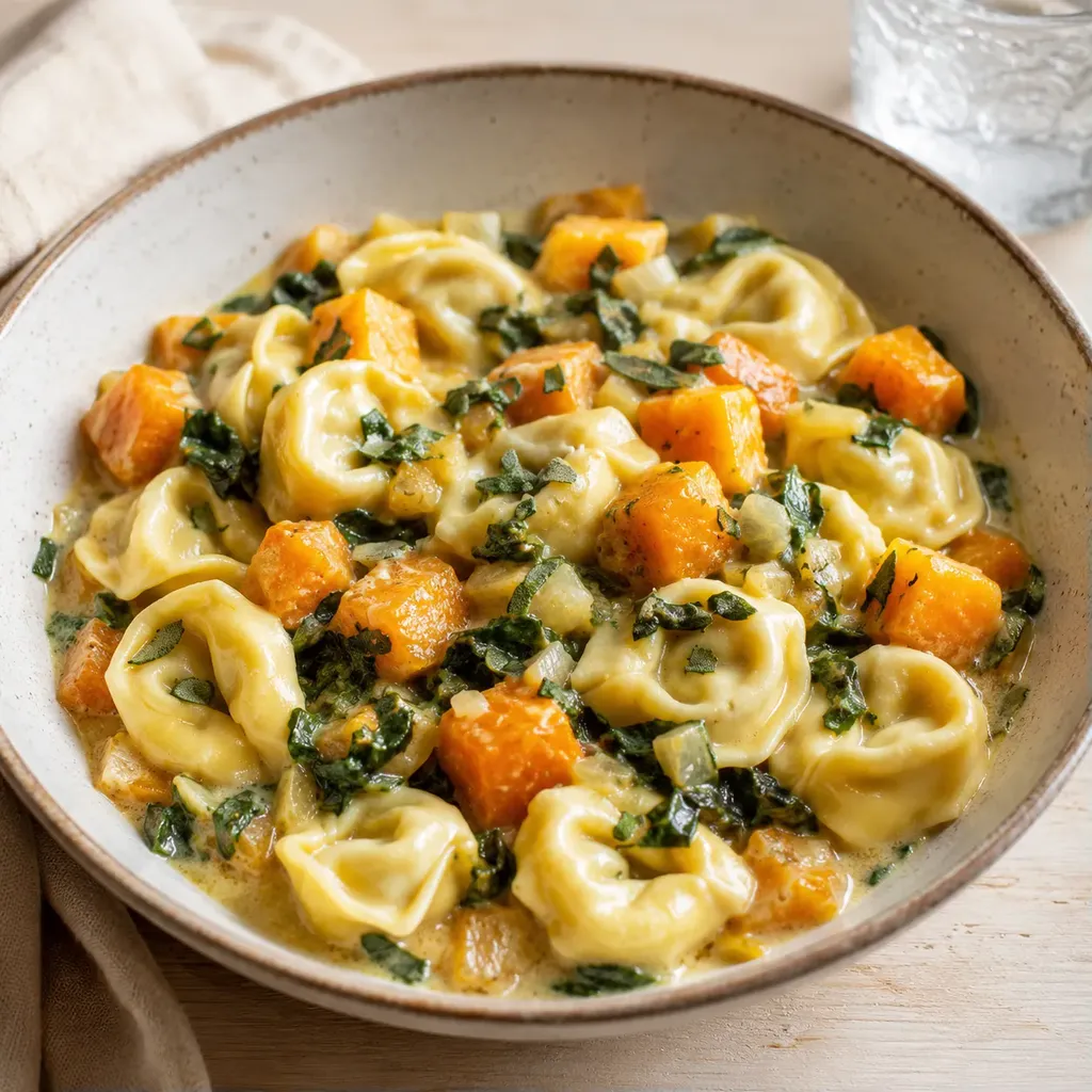 Tortellinis et courge